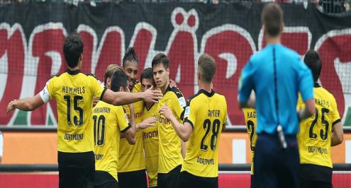 بالفيديو.. دورتموند يقلب تأخره إلى فوز بسبعة أهداف في كأس ألمانيا